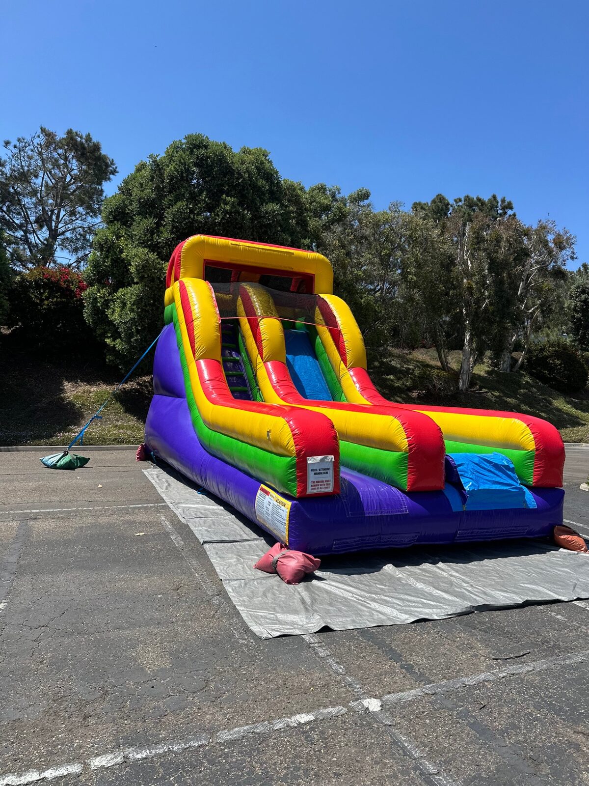 15ft Mini Dry Slide