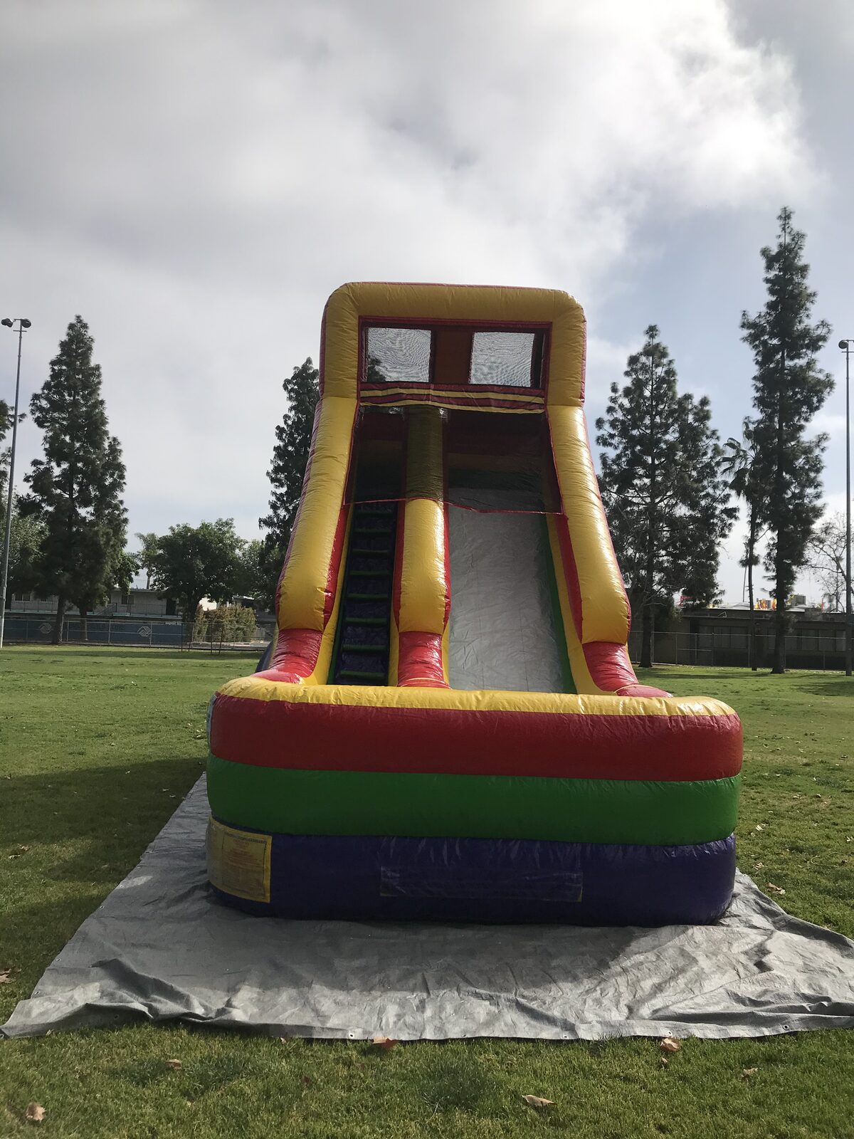 21ft Single Lane Dry Slide